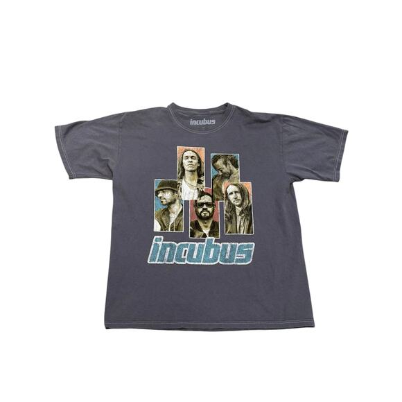 Incubus Faces Of The Band Shirt By Goodie Two Sleeves Size ML - Picture 1 of 3